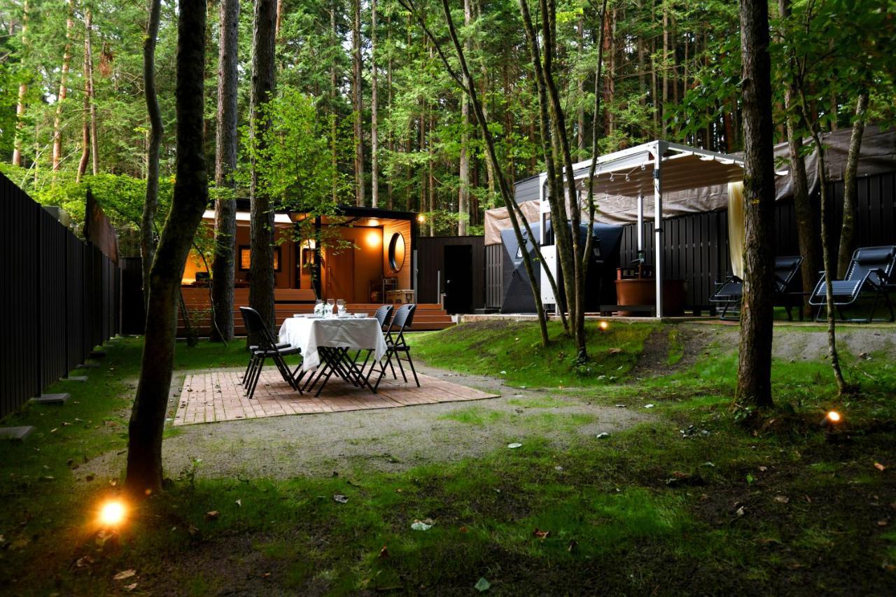 Fuji Fumoto Forest Hotspring ふもとの森温泉 Фудзі-Каваґутіко Екстер'єр фото